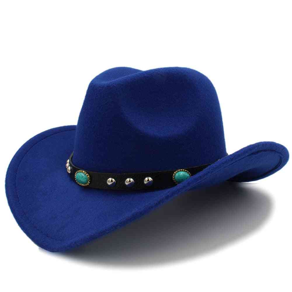 Men Western Cowboy Wool Hat