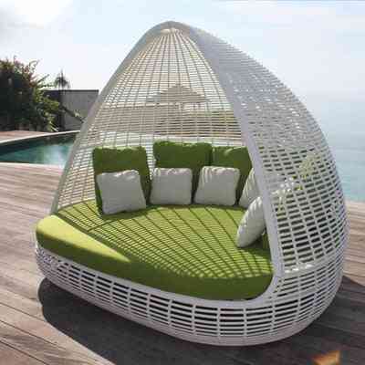 Outdoor Three-seat Sofa Bed Leisure Bird Cage Triangle