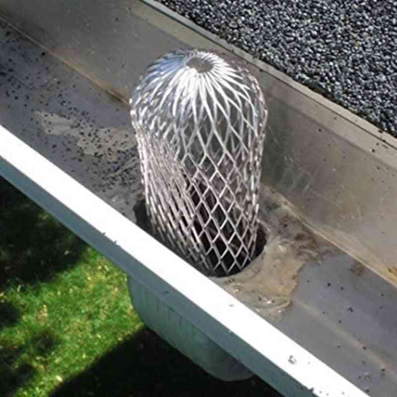 4-delni filter za vrtne strehe proti listnim filcem, ki se prosto uvlečejo