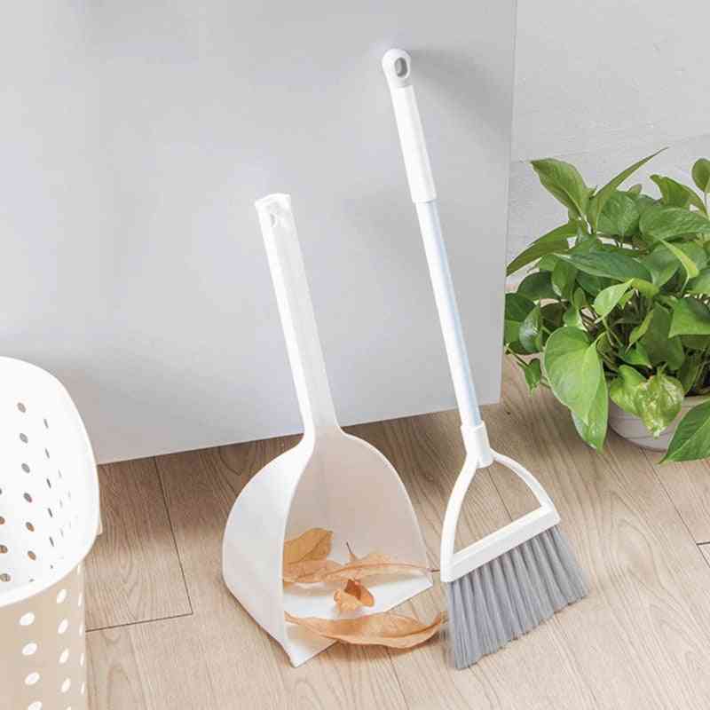 Mini- Broom Dustpan Pretending Play, Household Cleaning Tool Toy