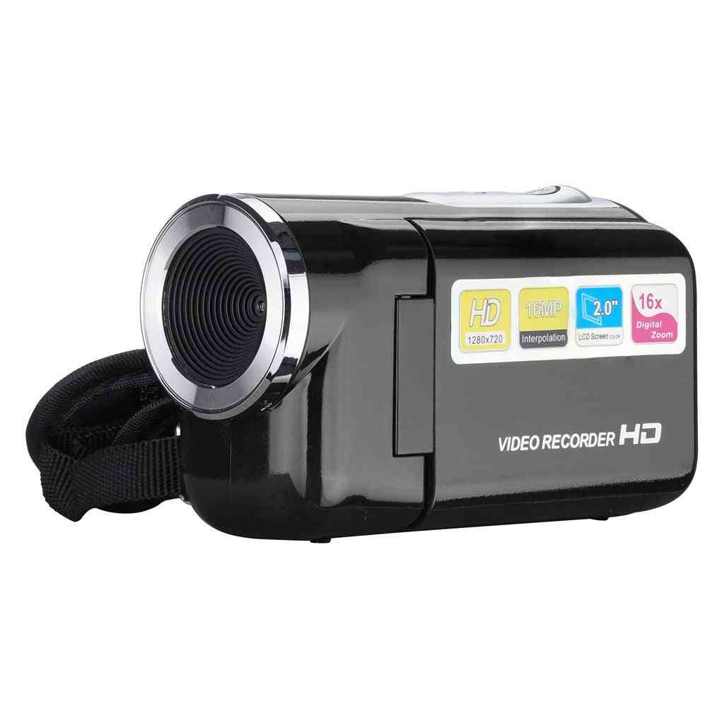 Videokamera, hd håndholdt digitalkamera
