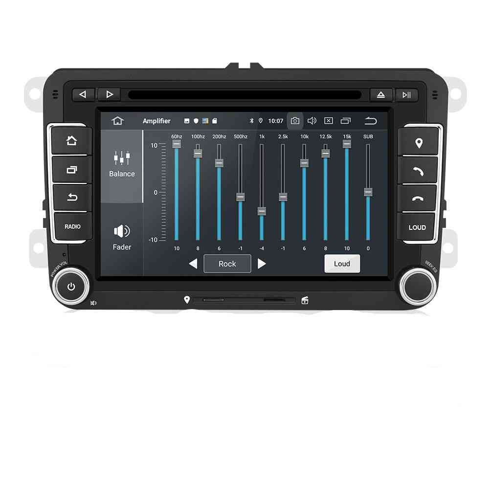 Isudar 2 din android 10 radio auto multimediální přehrávač automotivo gps dvd dsp