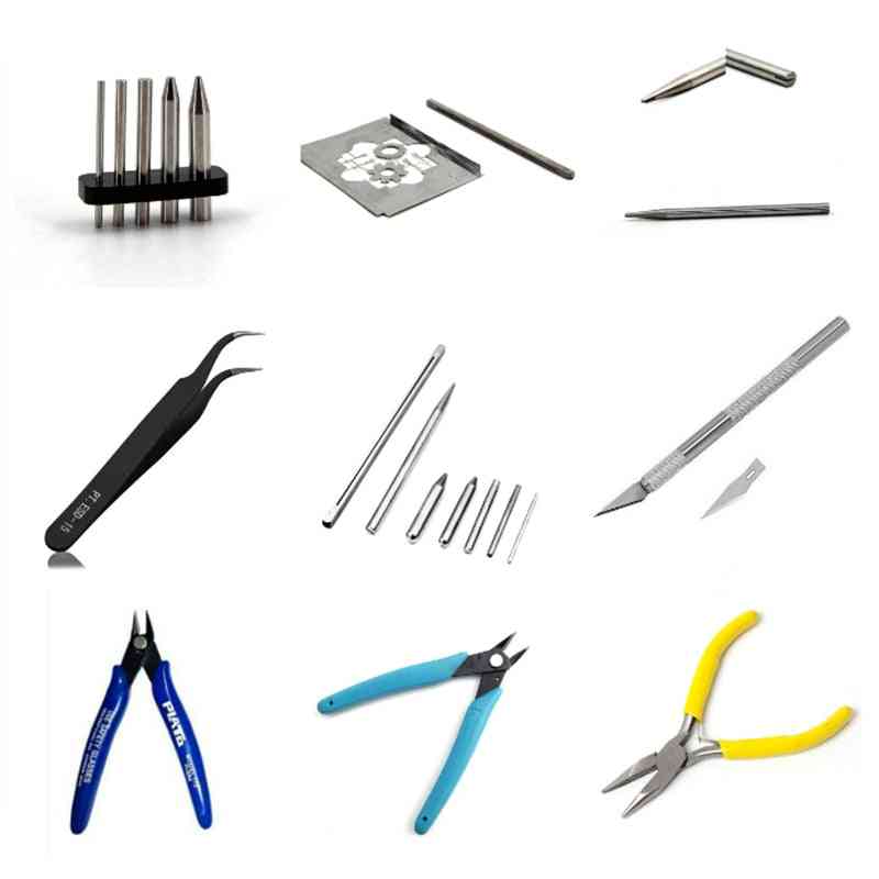 Metal Puzzles- Assembly Nipper Scissors, Long Nose Pliers Tweezers, Pencil Sharpener