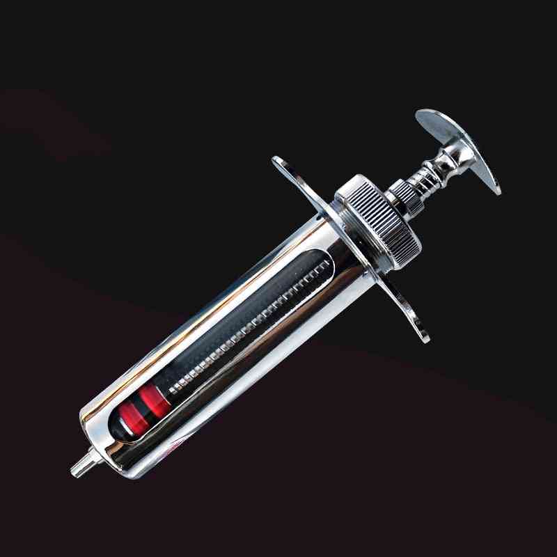 Stainless Steel Brass Syringe Injector Glass Sampler