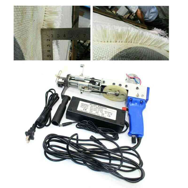 Električni stroj za tkanje preprog z zanko/rezanim kupom