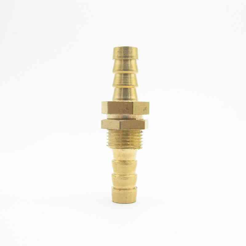 Hose Barb Bulkhead Brass Barbed Tube Pipe Fitting Coupler Connector Adapter