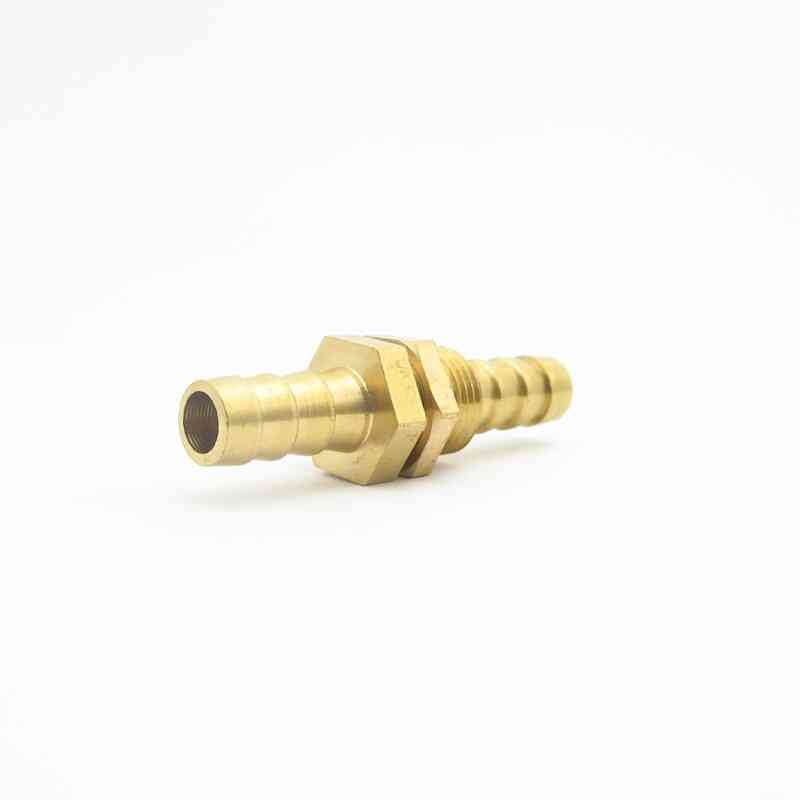 Hose Barb Bulkhead Brass Barbed Tube Pipe Fitting Coupler Connector Adapter