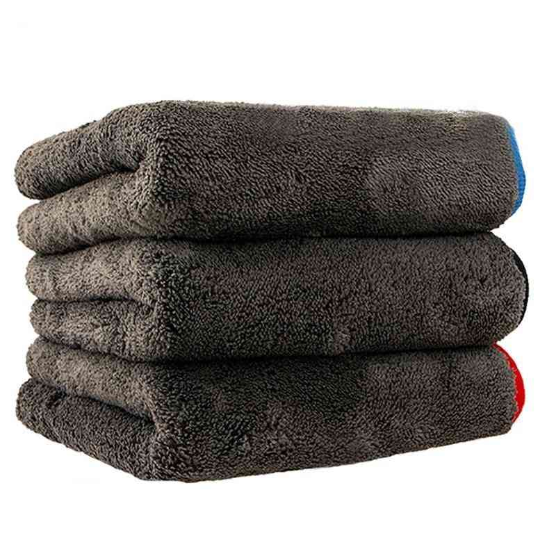 Microfiber Towel For Car Cleaning Tools Thicken Car Wash Cloths