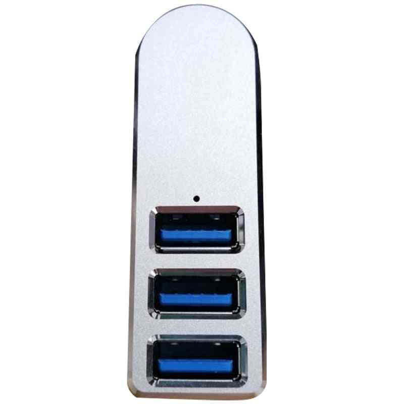 Prémiový 3portový hliníkový mini USB 3.0 hub