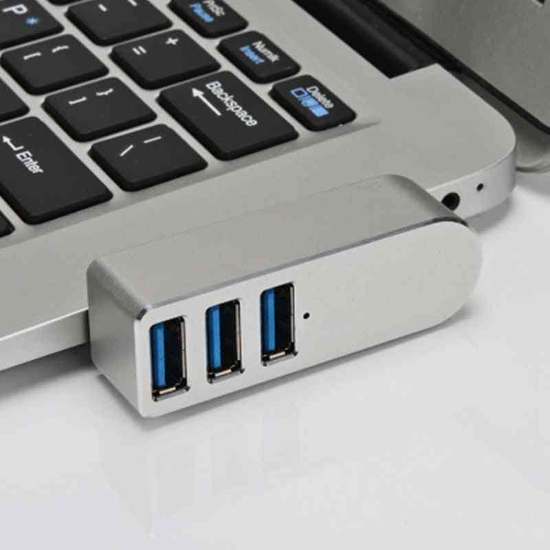 Prémiový 3portový hliníkový mini USB 3.0 hub