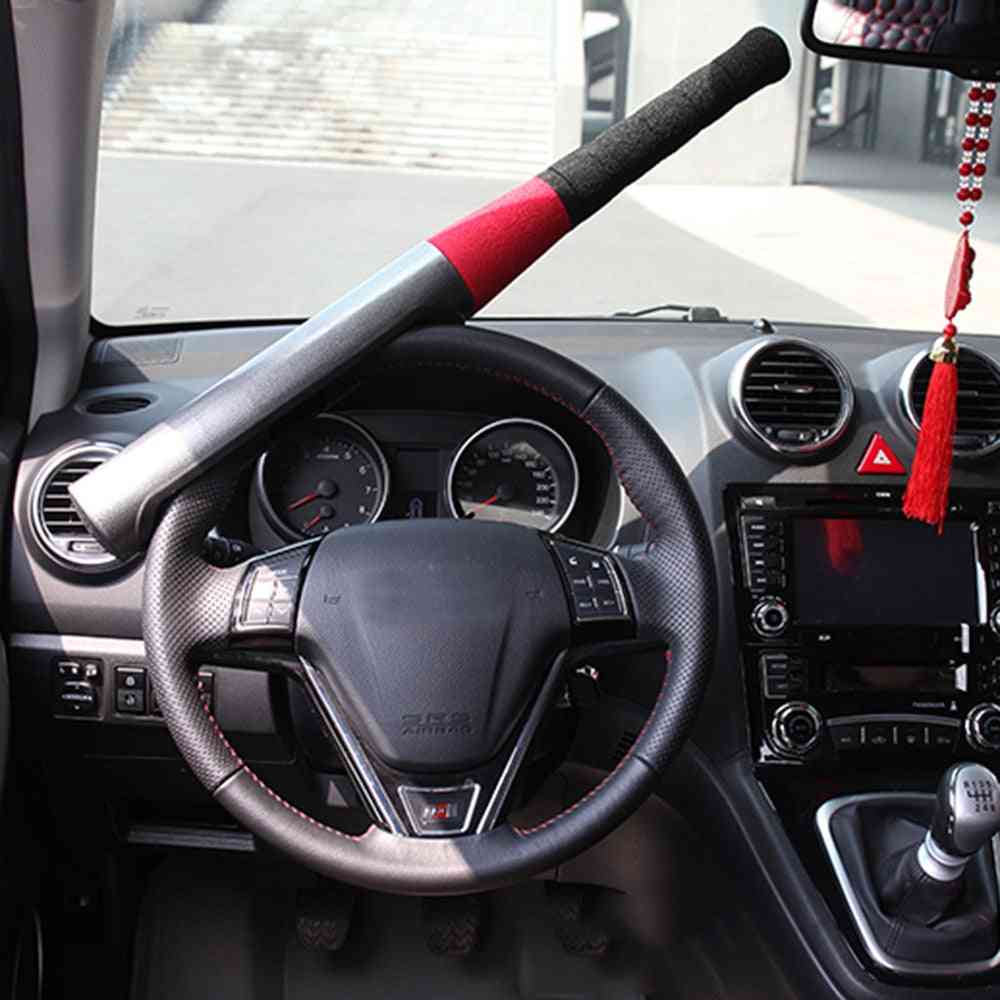 Steering Wheel Crook Bat Security Locks, Single/double Bayonet Type