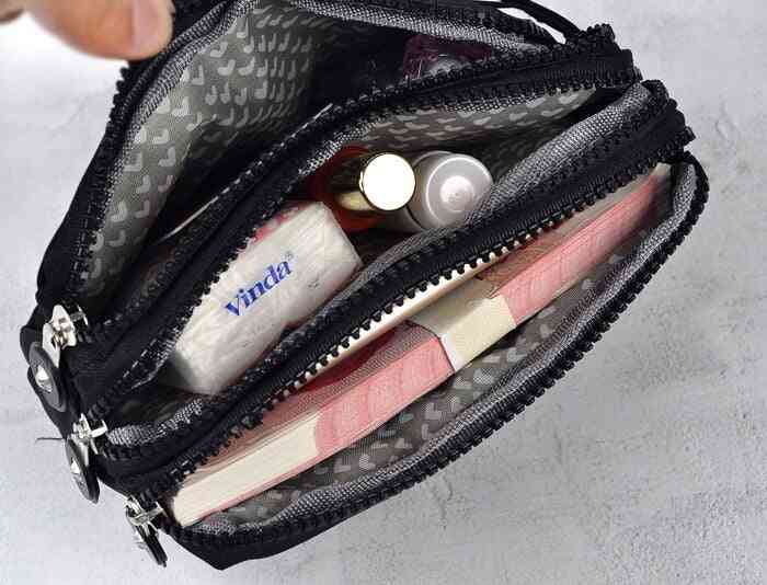 3 Zippers Lady Wallets /handbags Purse