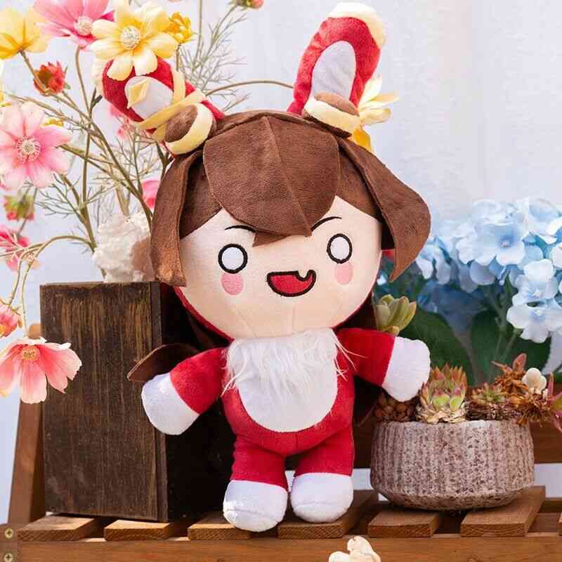 Genshin impact ambre lapin en peluche poupée baron lapin jouet en peluche cosplay props