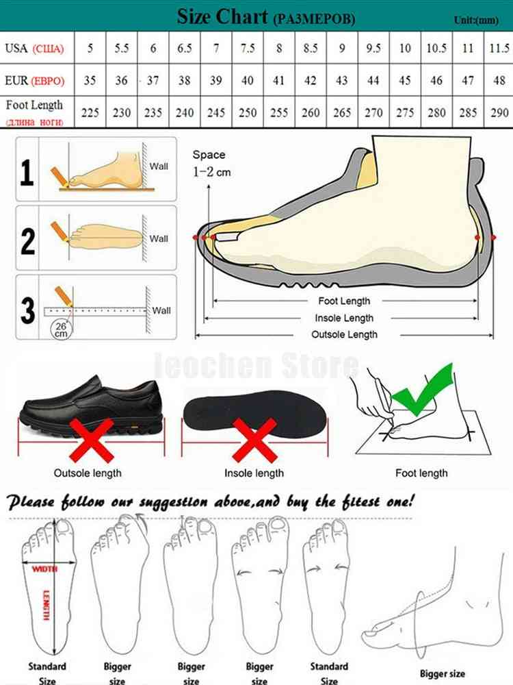Men Safety Steel Toe Cap Anti-smashing Anti-piercing Work Shoes