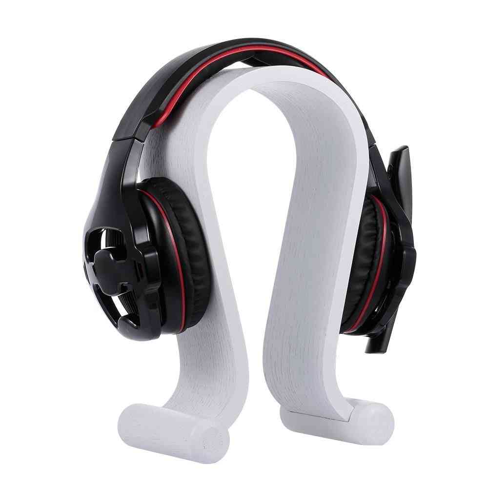 Wooden Stand Headset Holder For Headphone