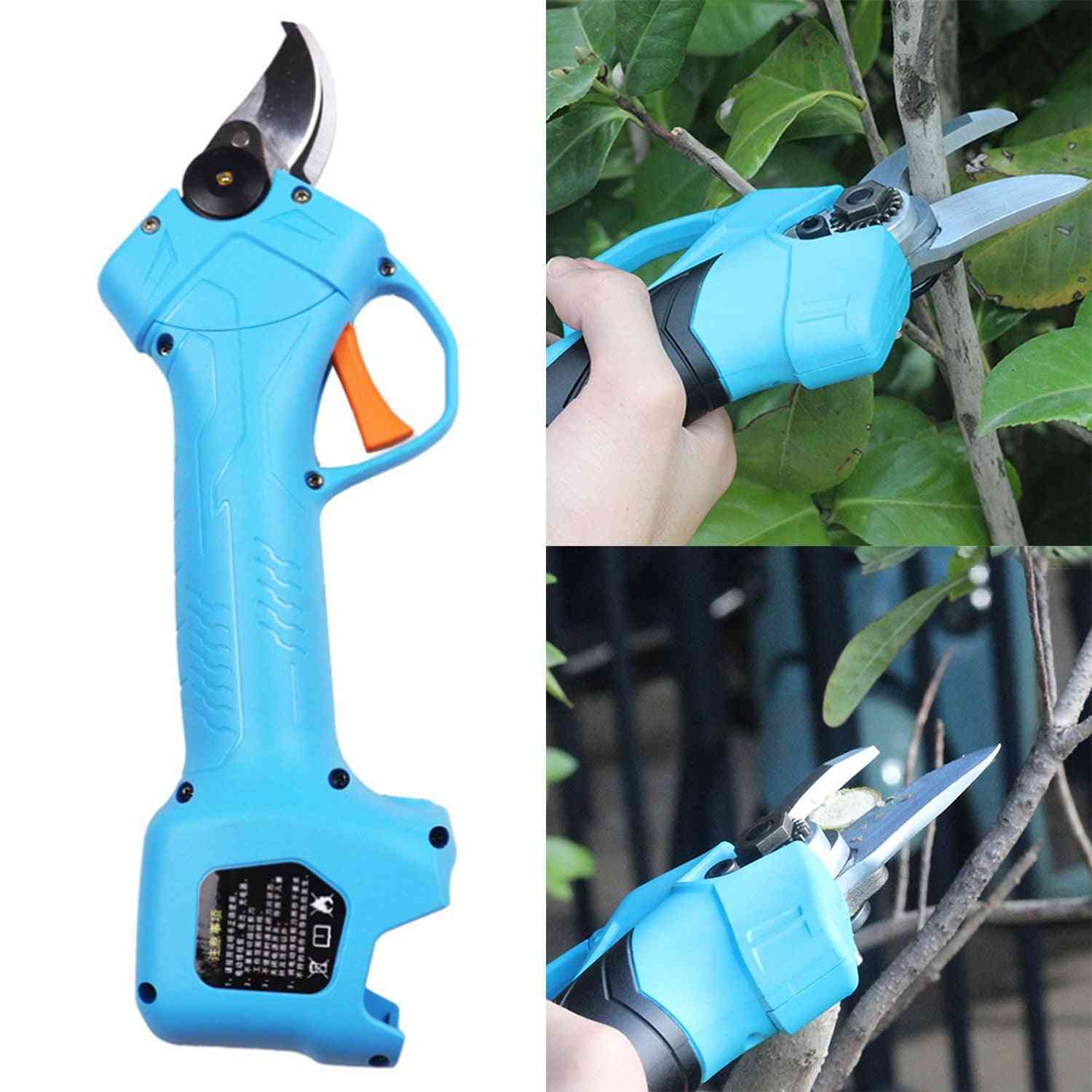 Electric Pruning Scissors- Garden Branch Cutter, Cutting Tools