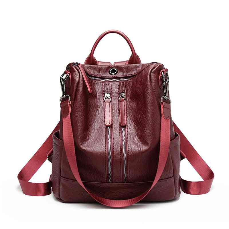 Female Leather Backpacks / Rucksacks