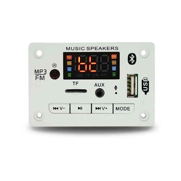 Wma Decoder Board Audio Module Usb Tf Radio Bluetooth 5.0 Wireless Music Car Mp3 Player With Remote Control