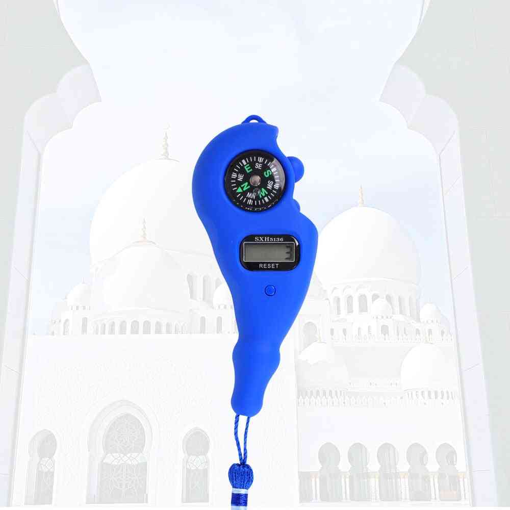 Digital Tasbih Electronic Rosary Tally Counter With Compass