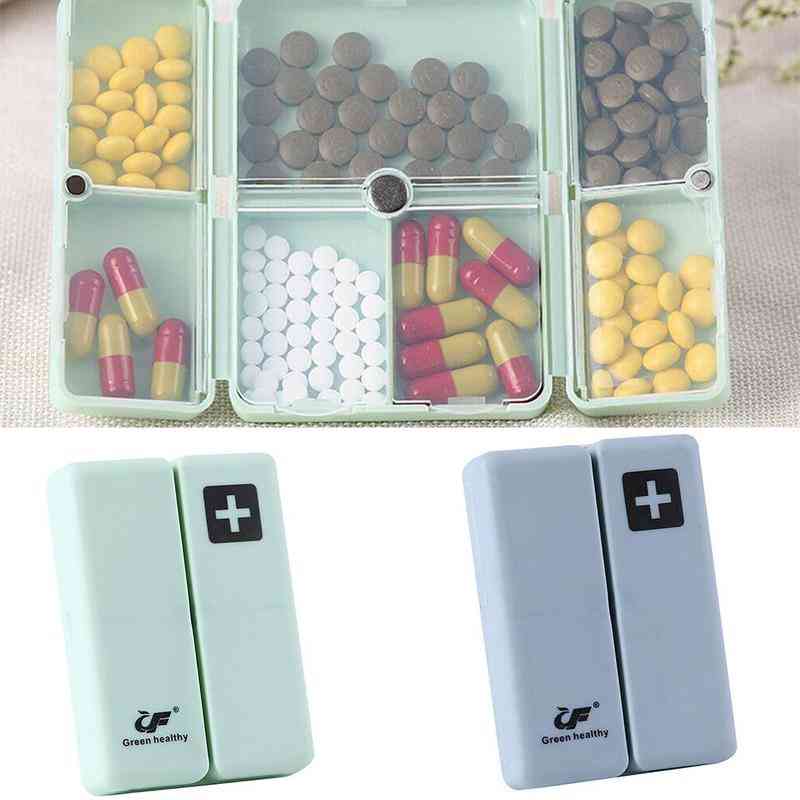 Tablettpiller medicinbox, hållare förvaringsbehållare