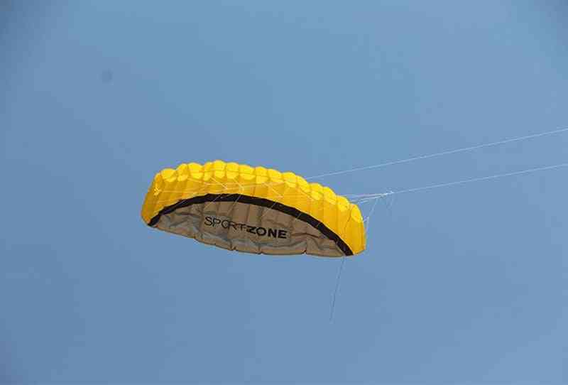 Stunt Sport Soft Kite With Control Bar Kitesurfing Outdoor Toys Flying Kiteboard.