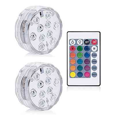 Submersible Led Lights With Remote Control
