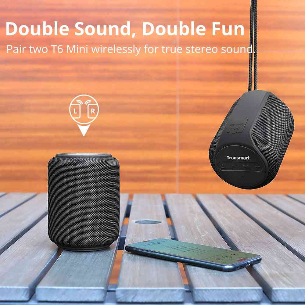 Original T6 Mini Bluetooth Speaker Tws Speakers Ipx6 Wireless Portable With 360 Degree Surround