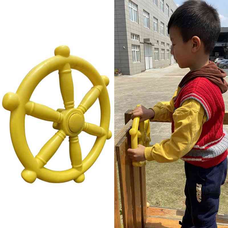 Swing Plastic- Small Boat, Steering Wheel, Play House Toy