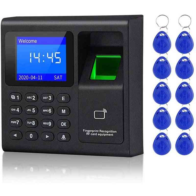 Sistema di controllo accessi rfid biometrico tastiera rfid sistema di impronte digitali usb orologio elettronico presenze macchina