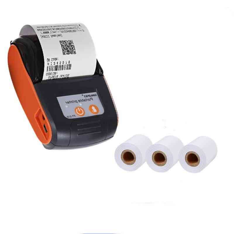 58mm Bluetooth-ficka bärbar termisk kvittoskrivare