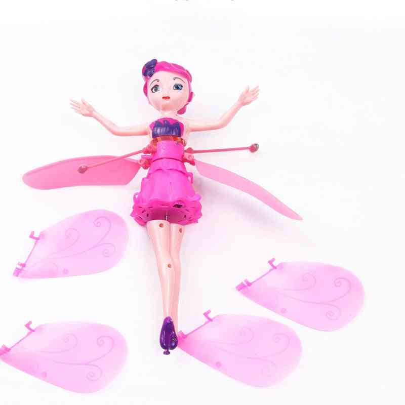 Induction Fairy Flying Toy, Gesture Motor Vehicle Levitating, Remotely Operated Aircraft, Girl's