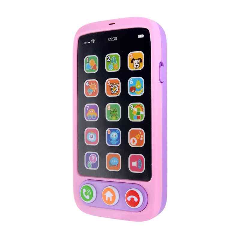 Kids Electronic Vocal, Phone Hobbies, Babies Telephone Educational, Multi-function Music, English Learning Cellphone