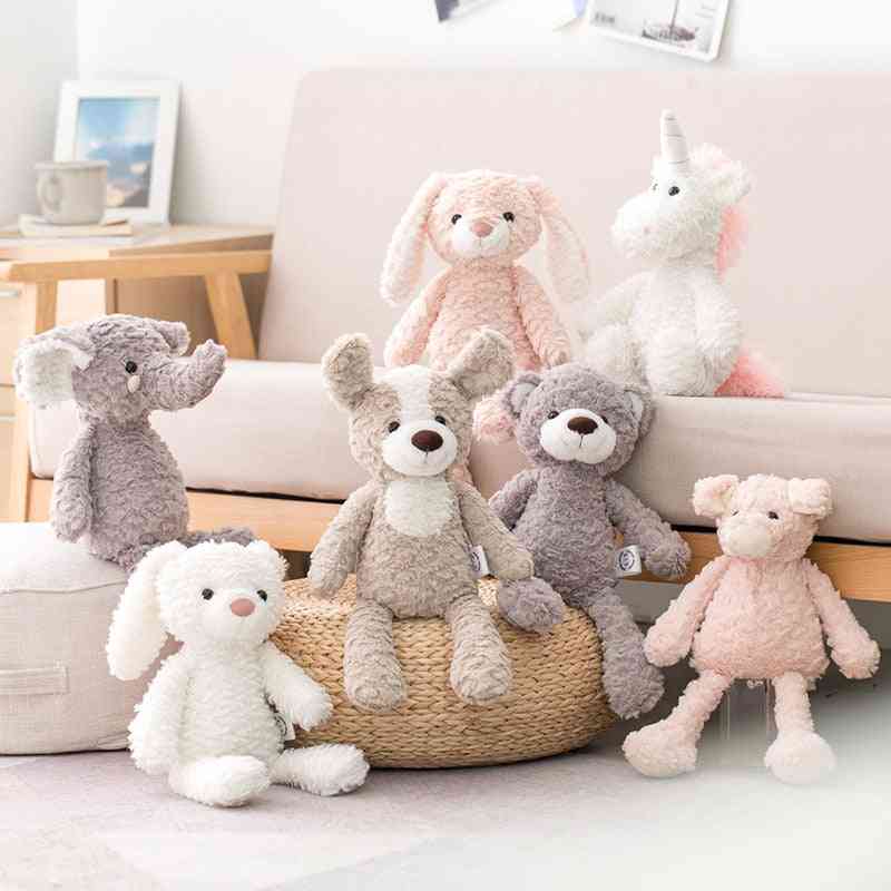 Bunny, Teddy Bear, Dog, Elephant, Unicorn, Stuffed Animals, Doll Toys For