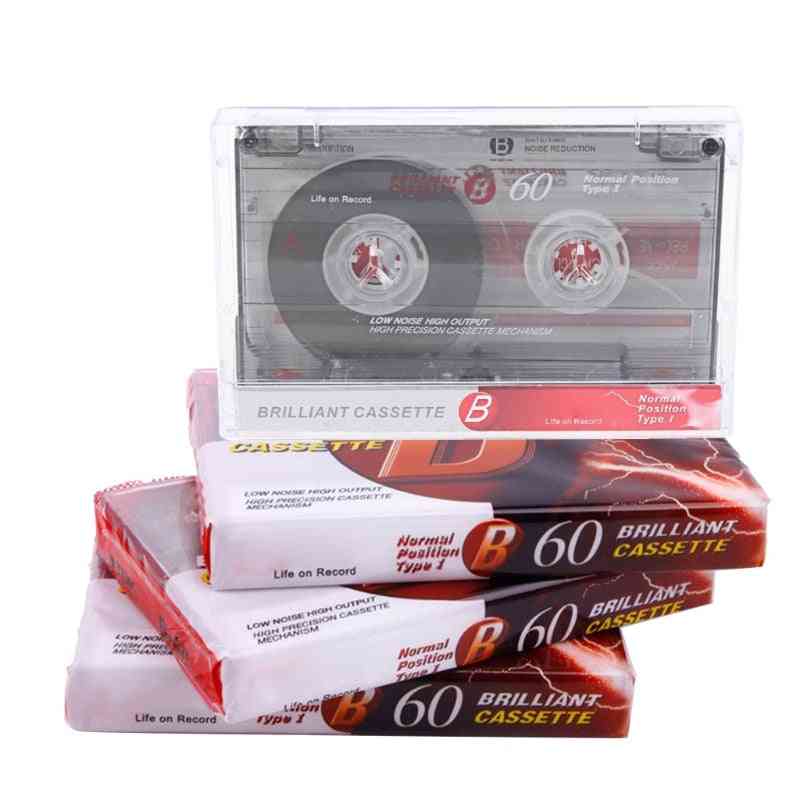Standard Cassette Blank Tape Player Empty 60 Minutes Magnetic Tape