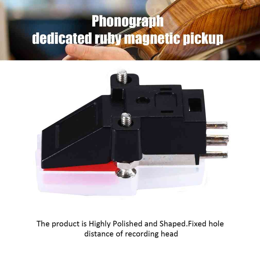 Fixed Hole Distance Of Recording Head Magnetic Cartridge Stylus With Vinyl Needle Turntable Record Player