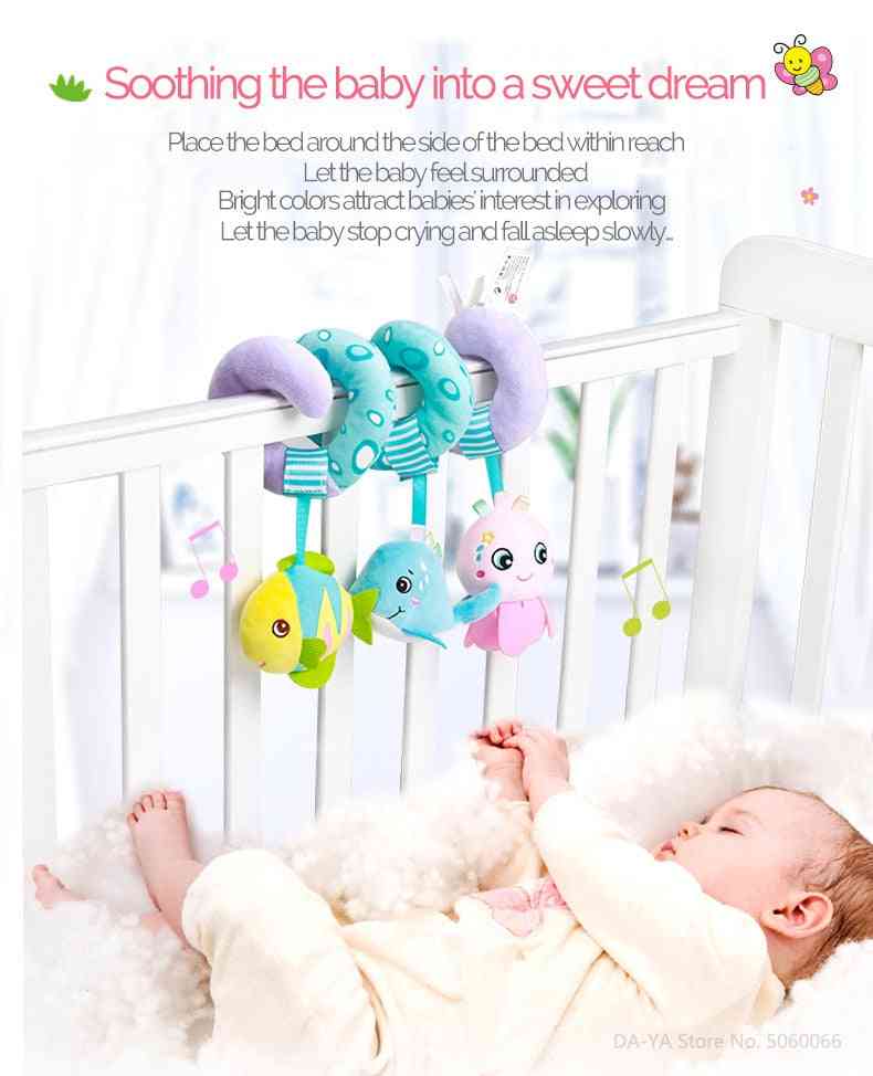 Hochets jouet pour bébé, mobile sur le lit, cloche nouveau-né éducatif, animaux poisson