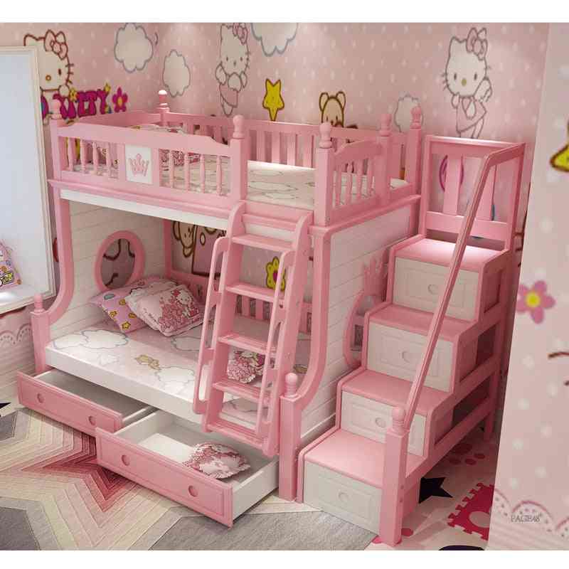 Fence Storage Stairs Ladder Cabinet Colorful Children Bedroom Furniture