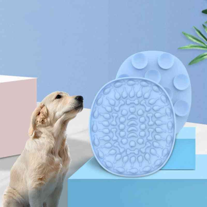 Silicone Dog Lick Mat, Slow Food Plate, Food Training Pet Feeder