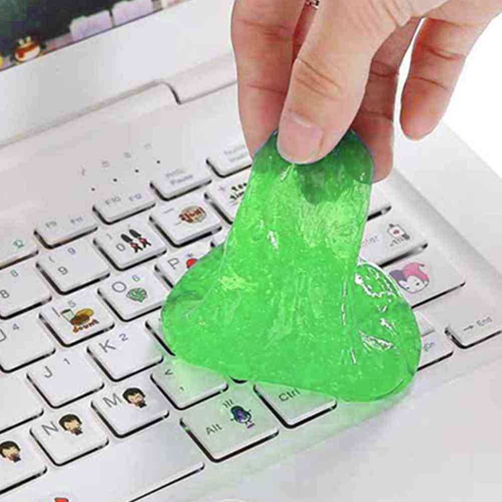 Auto Car Cleaning Pad Glue Powder Cleaner Magic Dust Remover Gel Tool