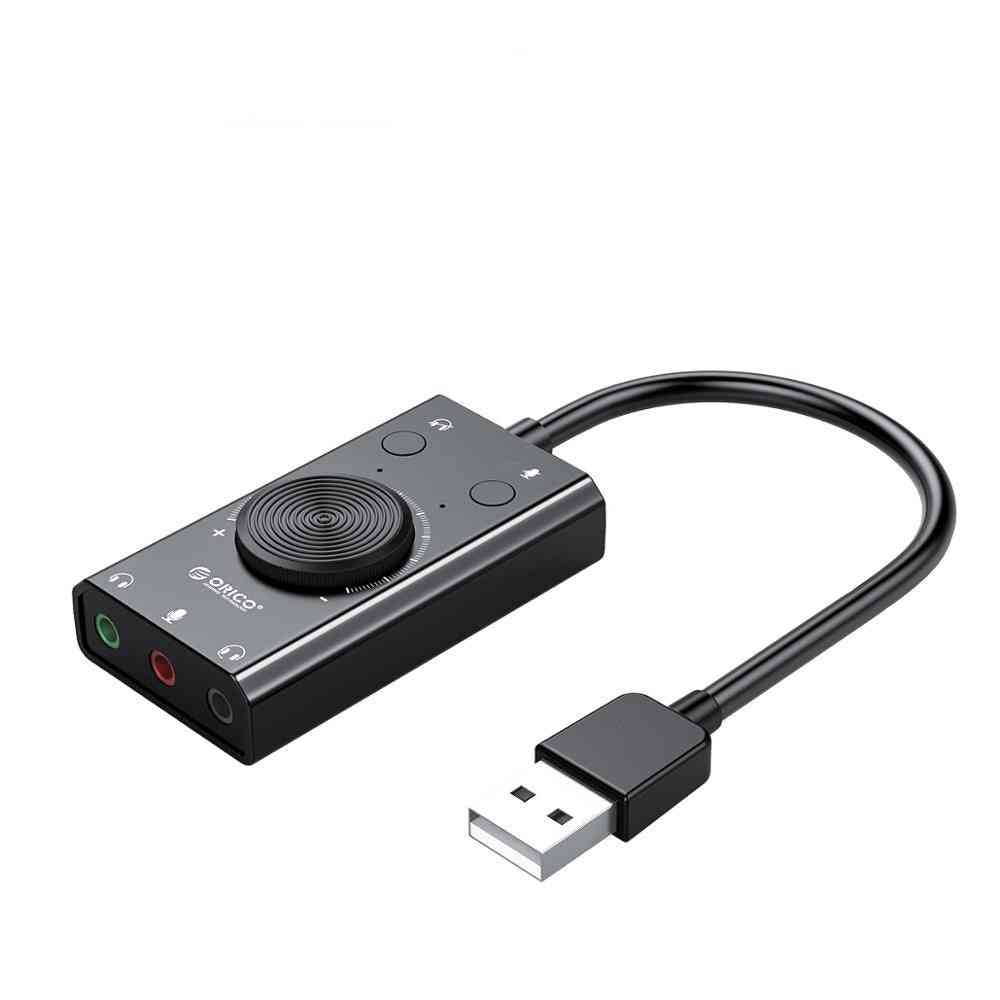 Usb Sound Card For Microphone /earphone