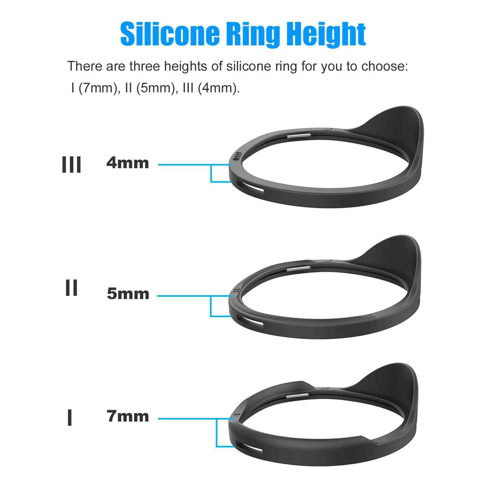 Lente antigraffio anello vr che protegge gli occhiali dai graffi telaio compatibile per oculus quest 1/2 rift