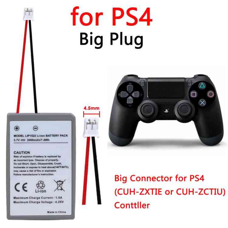 Battery For Sony Gamepad Ps4 Dualshock4 Wireless Controller
