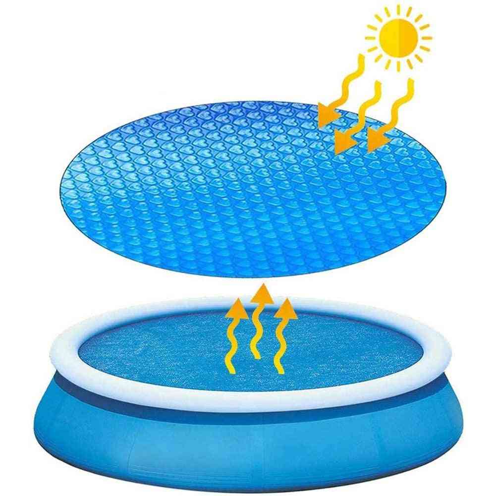 Pool Cover, Swimming Round Solar Protector, Waterproof, Dustproof, Rope Insulation Film, Home Accessor