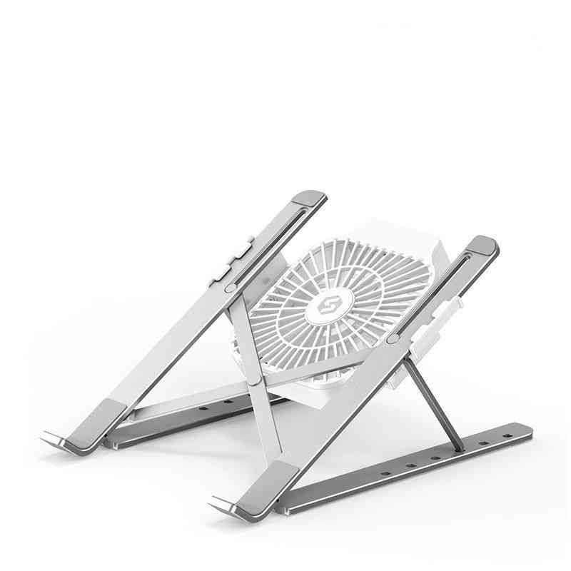 Foldable Desktop Laptop Tablet Stand With Cooling Fan