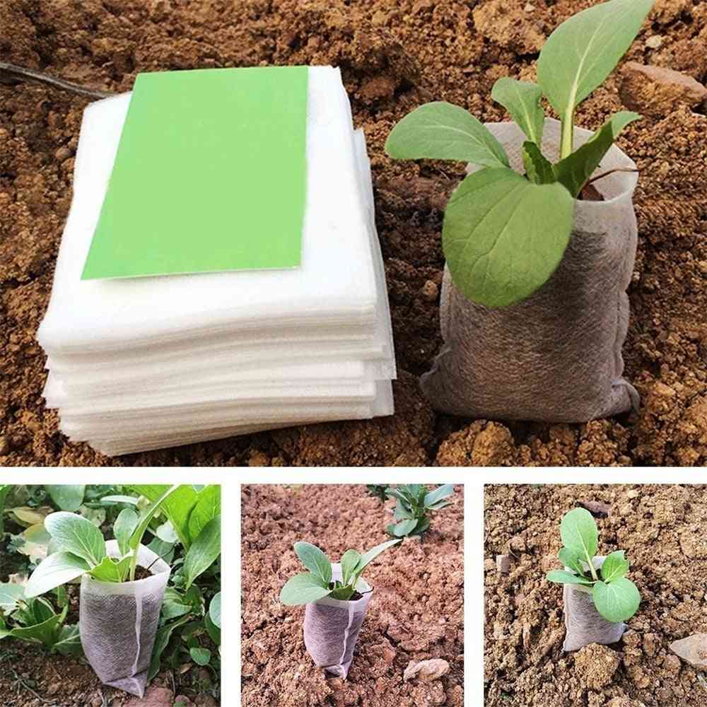 Seedling Plants Nursery- Organic Biodegradable, Grow Bags