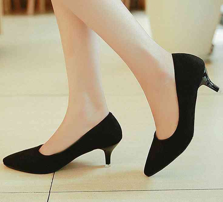 Woman Simple Office Shoes, High Heel Party Shoes