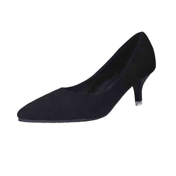 Scarpe da ufficio semplici da donna, scarpe da festa con tacco alto