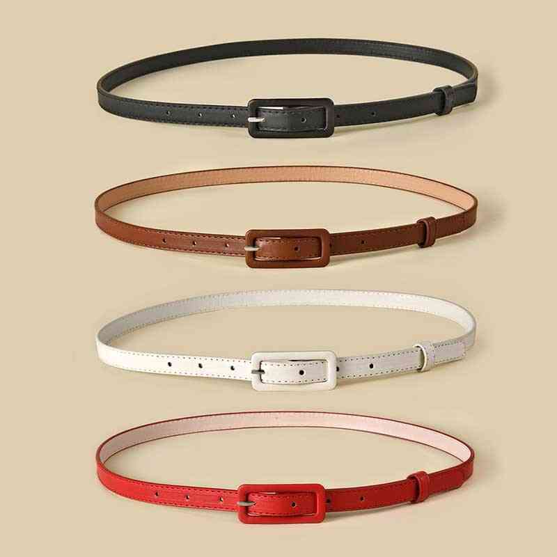 Multi-color Lady's Slender Thin Belt