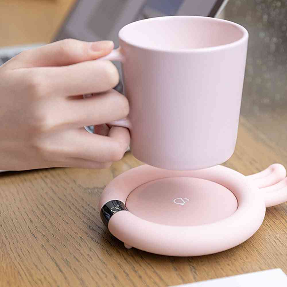 Smart Touch Heating Coasters Adjustment 3 Gear Constant Temperature Cup Warmer Heating Mat Pad Fast Heater Heating