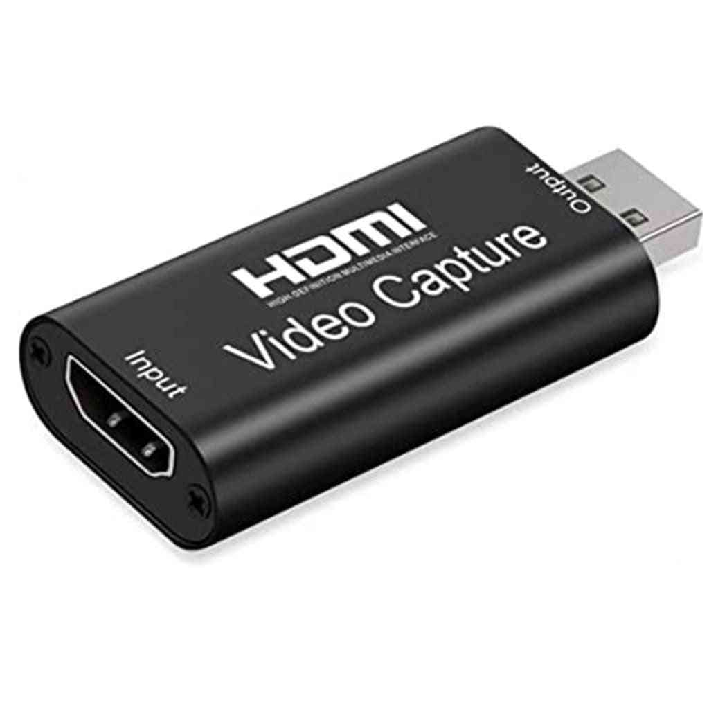 4k vidéo usb 2.0/3.0 capture carte hdmi boîte d'enregistrement vidéo